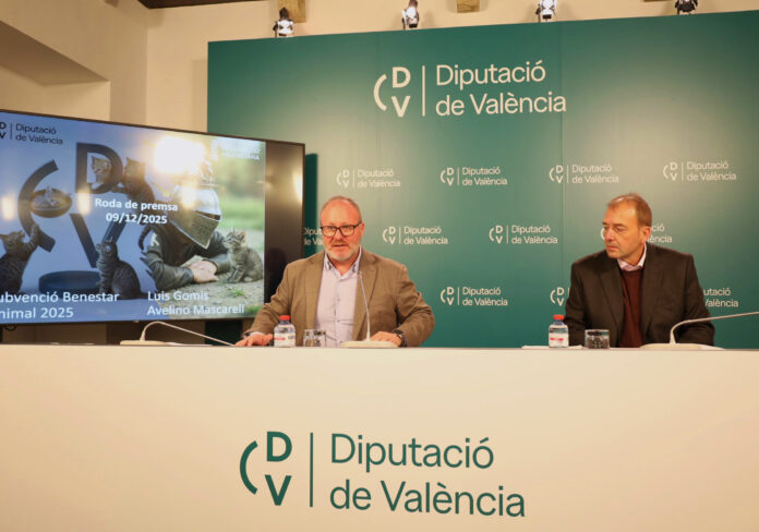 Bienestar animal La Diputació de València i la Generalitat doten amb un milió d'euros les ajudes als municipis per a reforçar el benestar animal