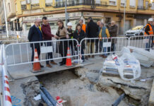 La Diputació de València finança amb 1,7 milions les obres del clavegueram de l’avinguda Camí Nou de Benetússer